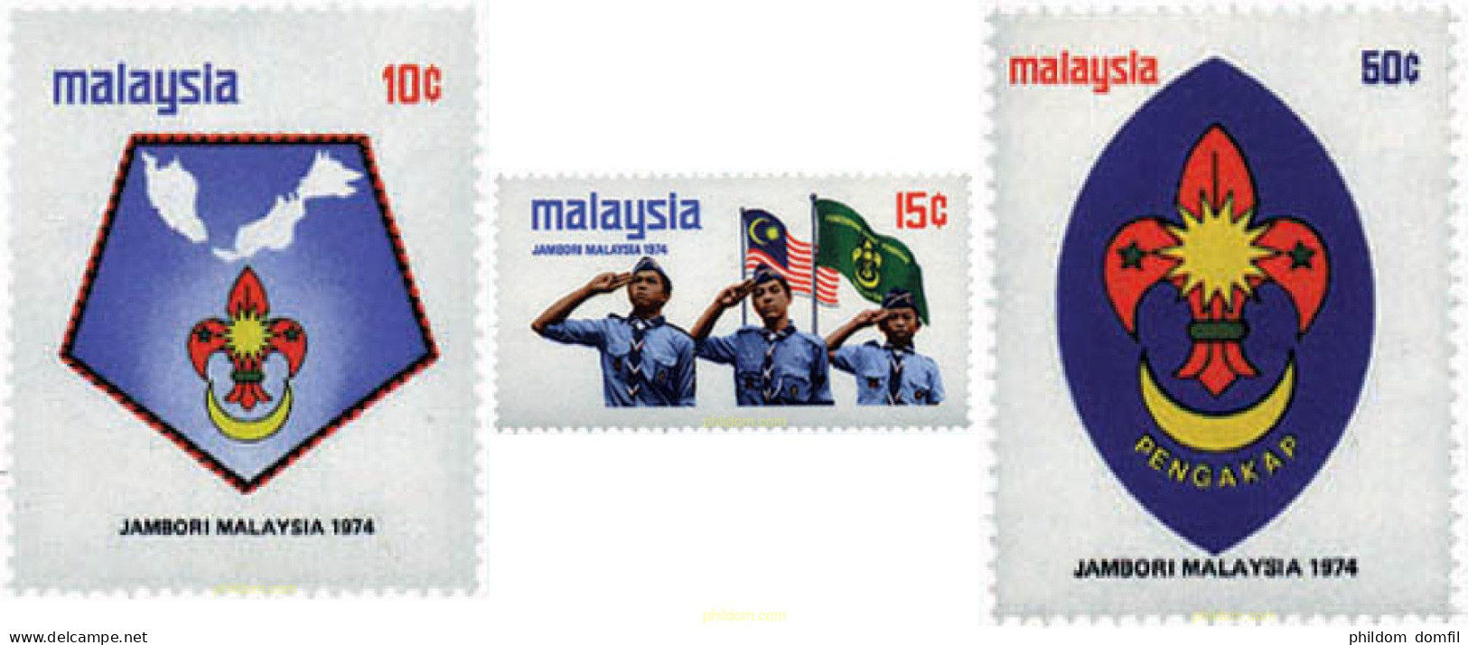 38325 MNH MALASIA 1974 JAMBOREE EN MALAYSIA - Malaysia (1964-...)