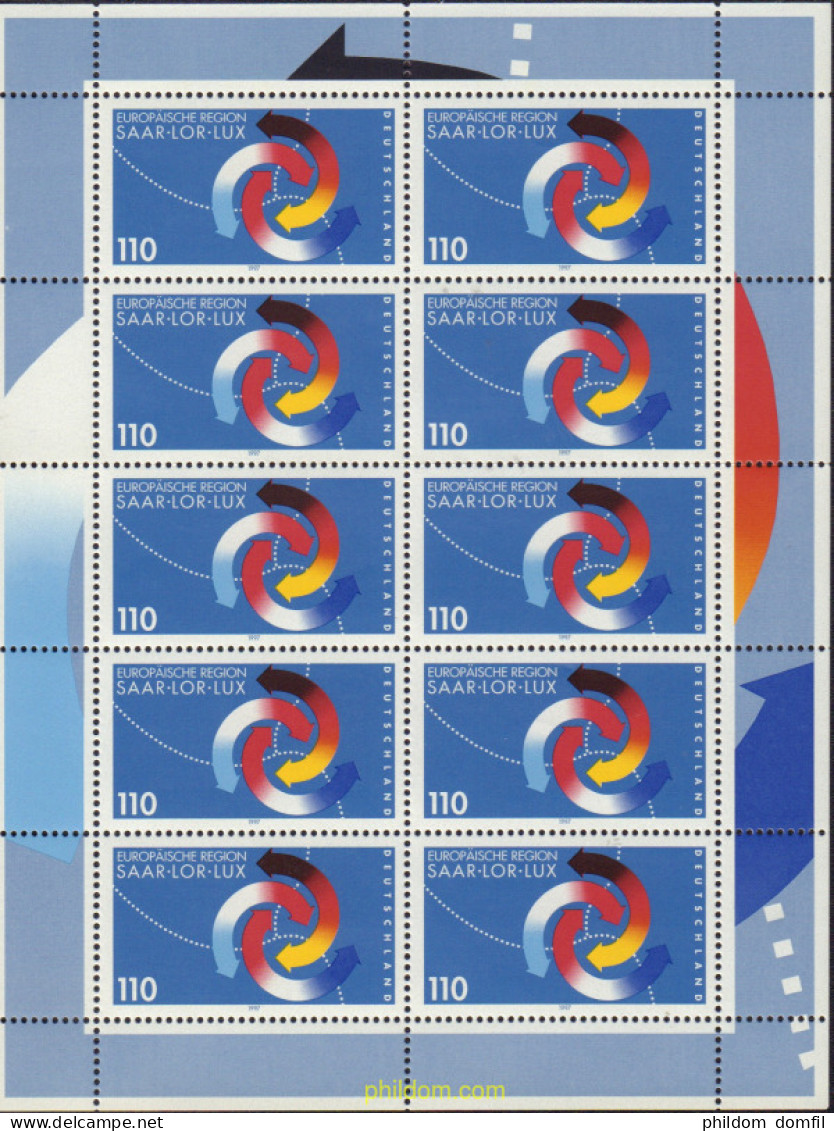 146674 MNH ALEMANIA FEDERAL 1997 REGION EUROPEA SAAR-LOR-LUX - Ungebraucht