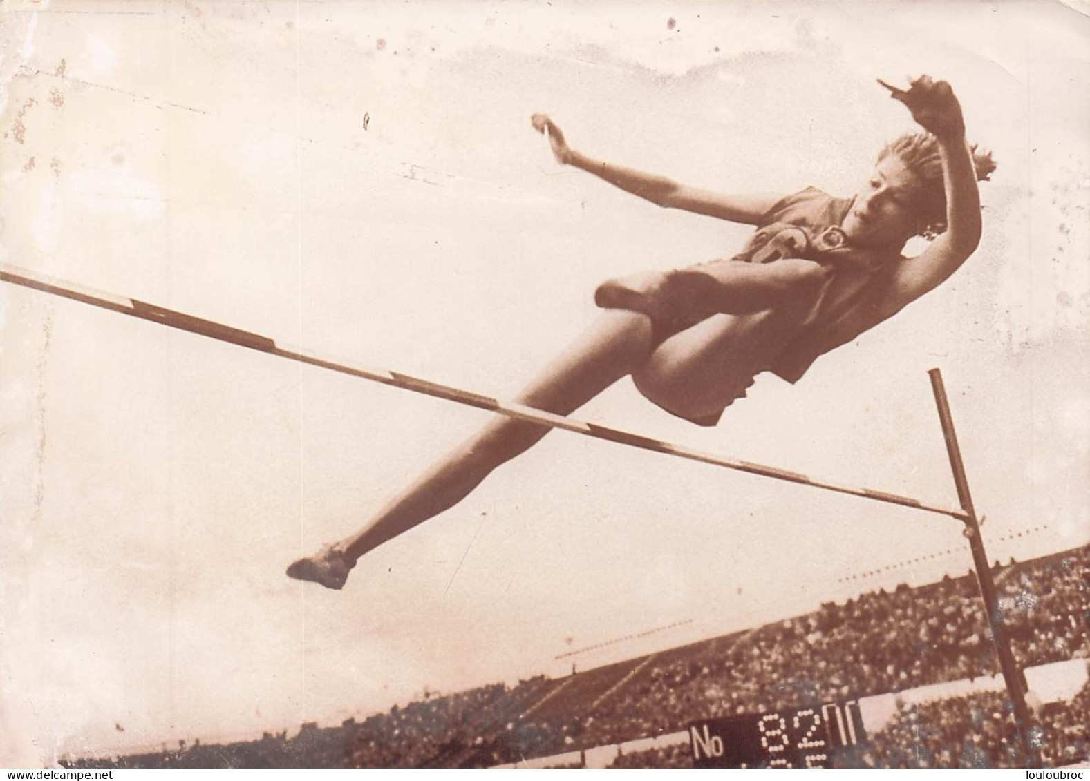 ATHLETISME SAUT EN HAUTEUR A SOFIA YOLANDA BALAS SAUTE 1M91  PHOTO 18 X 13 CM - Sport