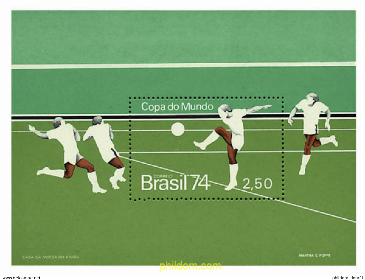 39503 MNH BRASIL 1974 COPA DEL MUNDO DE FUTBOL. ALEMANIA-74 - Neufs