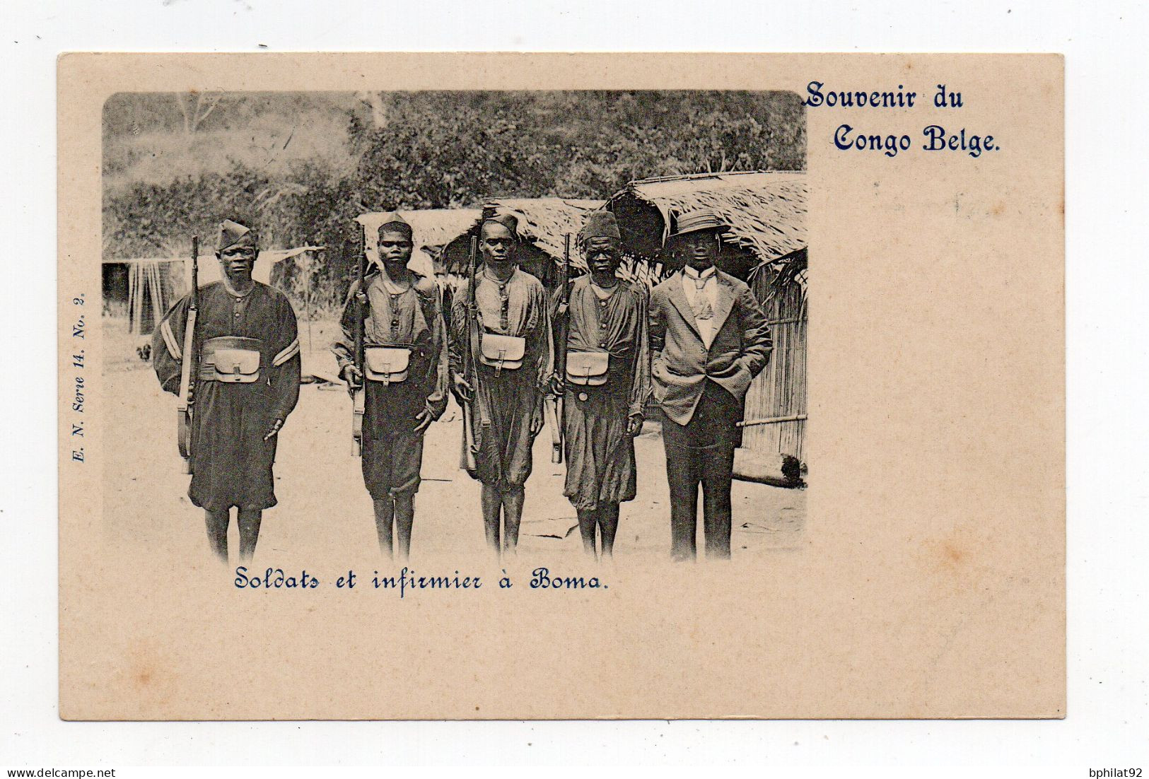!!! CONGO BELGE,CPA DE 1899 POUR OSTENDE, CACHET DE BOMA - Covers & Documents