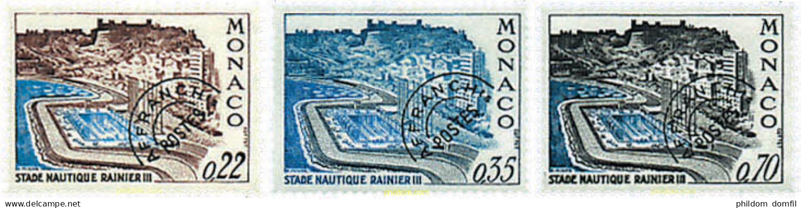 67768 MNH MONACO 1969 ESTADIO NAUTICO RAINIERO III - Nuevos