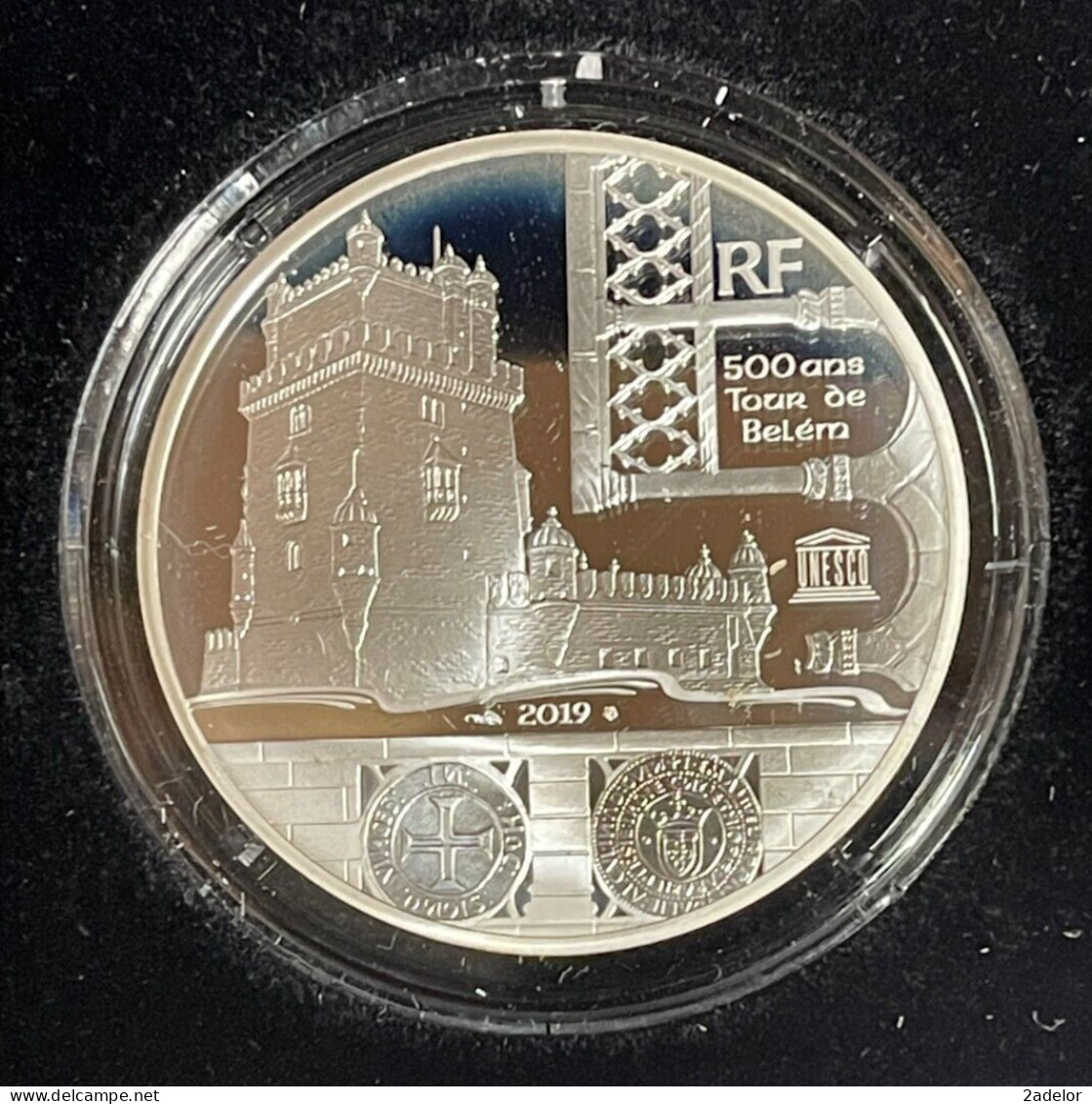 Beau Coffret 10€ BE, 2019. UNESCO, Tour De Belèm. Monnaie De Paris. - Frankreich