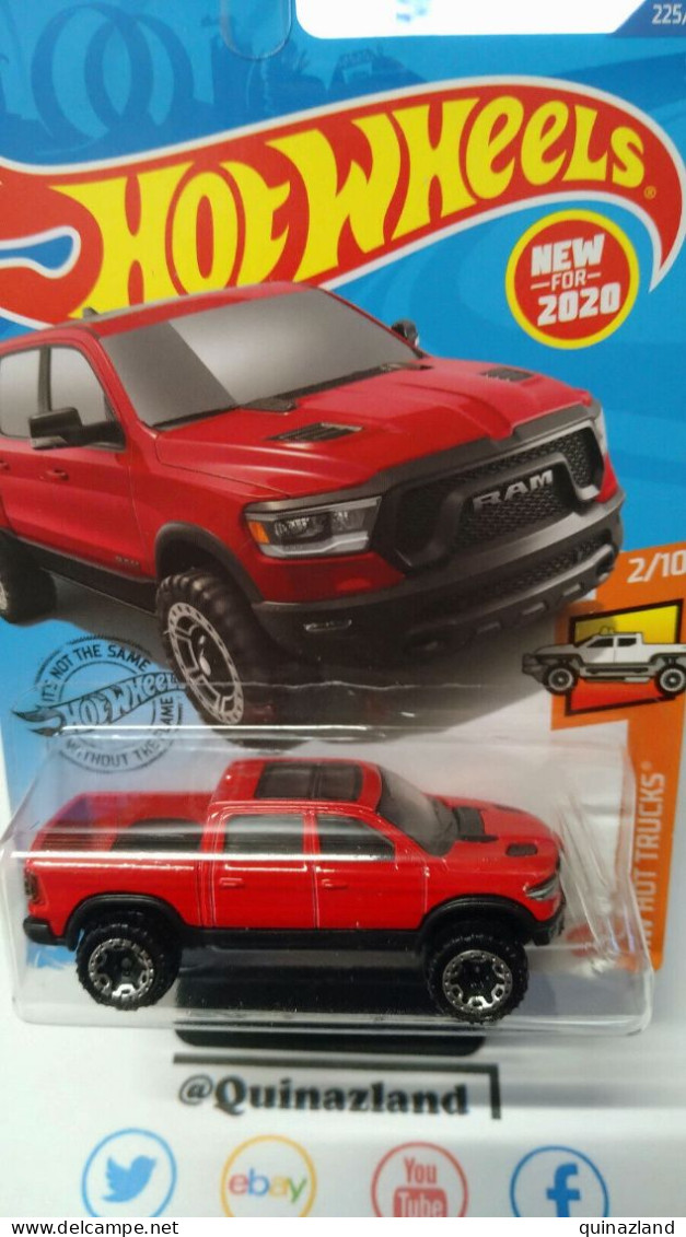 Hot Wheels First Editions 2020 Ram 1500 Rebel 2020-225 (NP32) - HotWheels