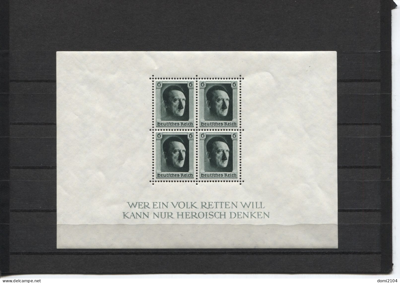 Deutsches Reich Block 7 Postfrisch Geburtstag - Blocks & Sheetlets