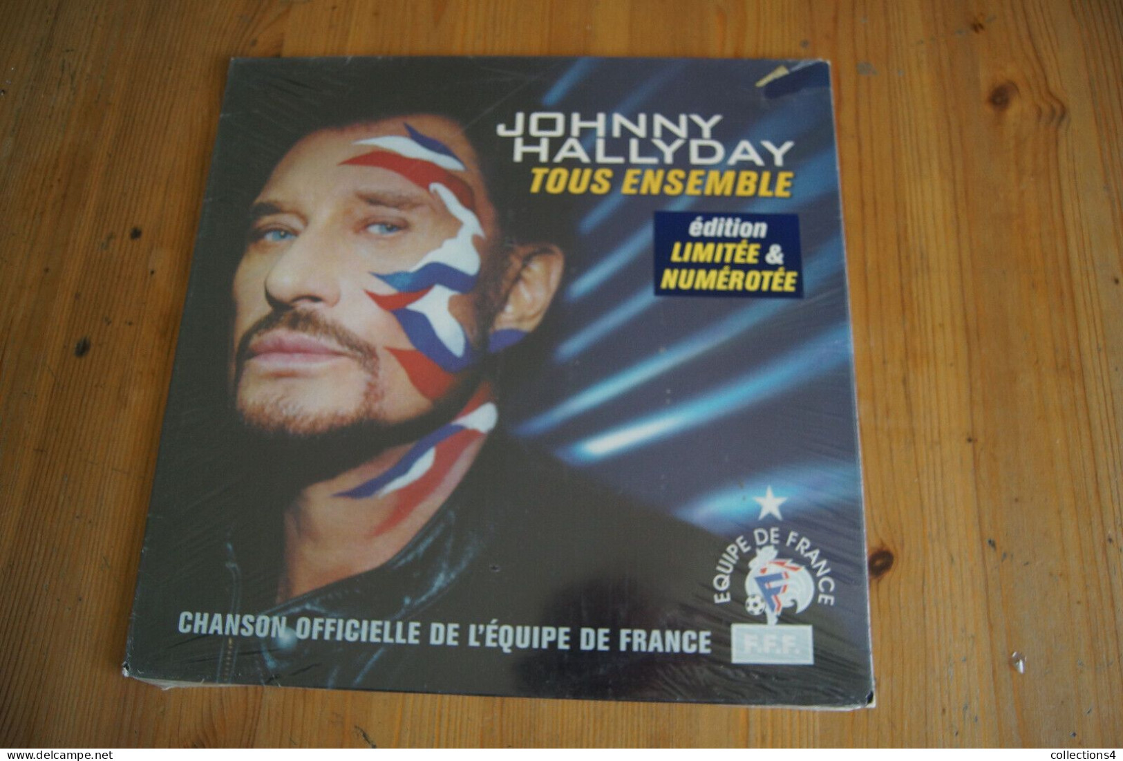 JOHNNY HALLYDAY TOUS ENSEMBLE MAXI 45T NUMEROTEE NEUF SCELLE 2002 - 45 Toeren - Maxi-Single