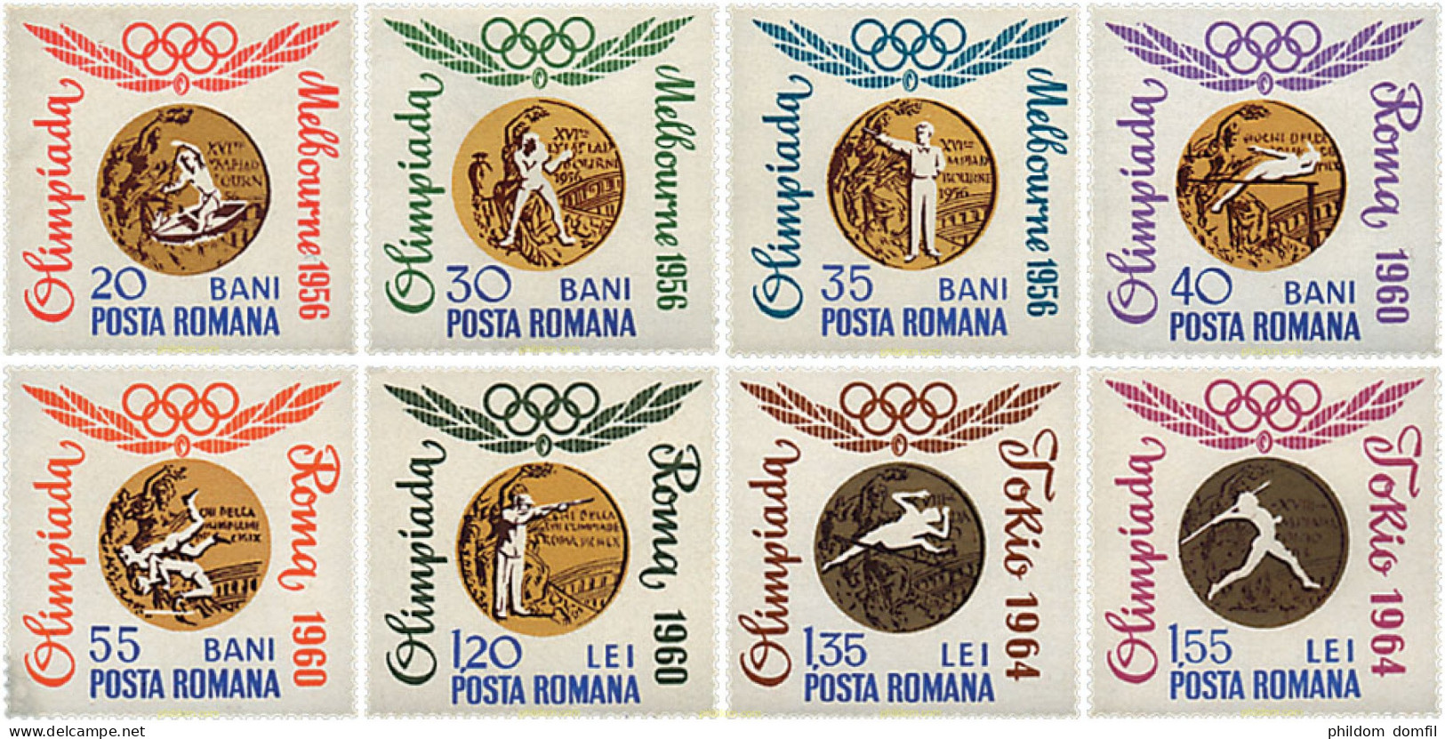 61913 MNH RUMANIA 1964 MEDALLISTAS RUMANOS - Other & Unclassified