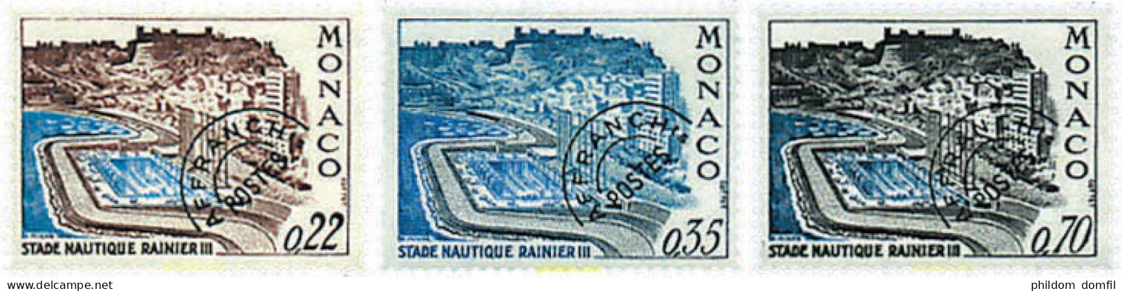 67768 MNH MONACO 1969 ESTADIO NAUTICO RAINIERO III - Unused Stamps