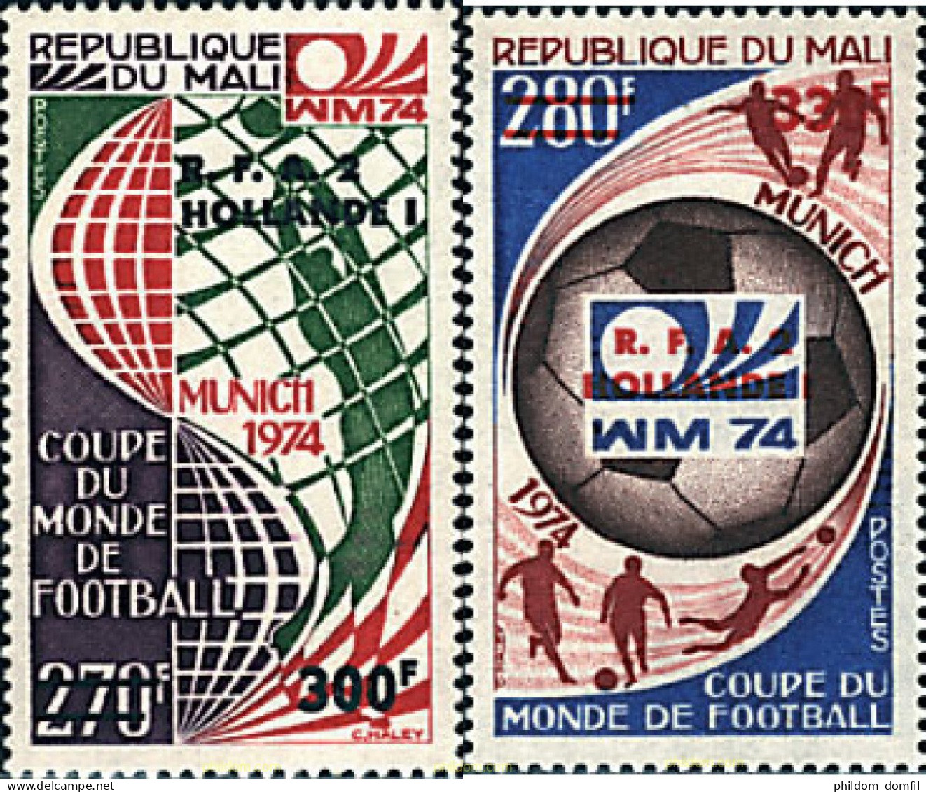 27587 MNH MALI 1974 COPA DEL MUNDO DE FUTBOL. ALEMANIA-74. VENCEDORES - Mali (1959-...)