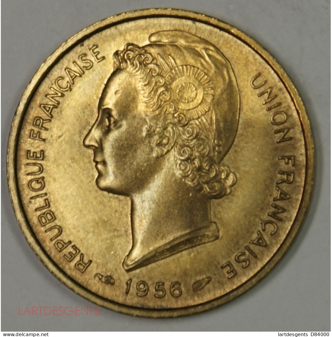 ESSAI Colonie TOGO - 10 Francs 1956, Lartdesgents.fr - Proeven