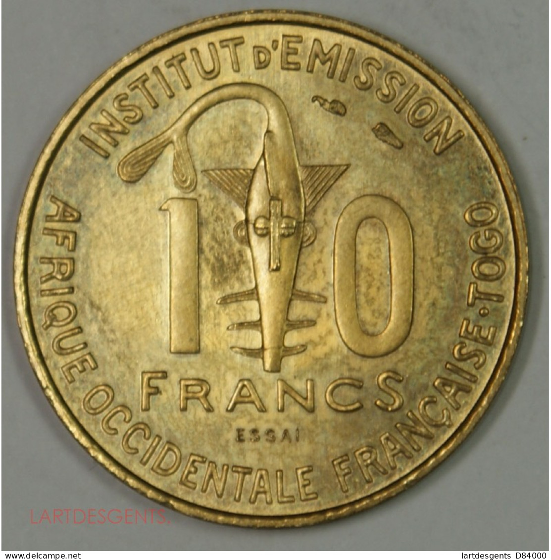 ESSAI Colonie TOGO - 10 + 25 Francs 1957, Lartdesgents.fr - Essays & Proofs