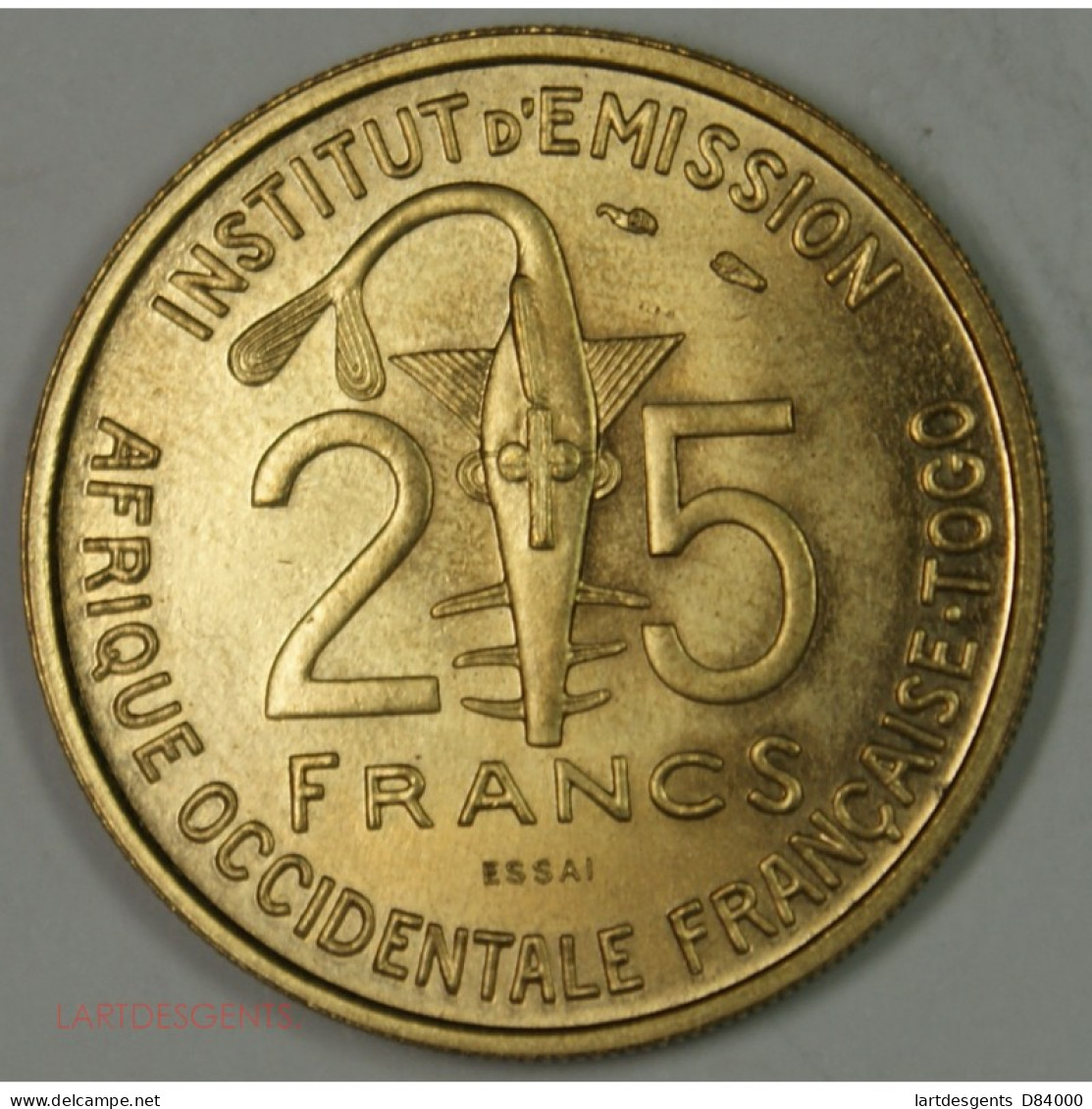 ESSAI Colonie TOGO - 10 + 25 Francs 1957, Lartdesgents.fr - Essays & Proofs