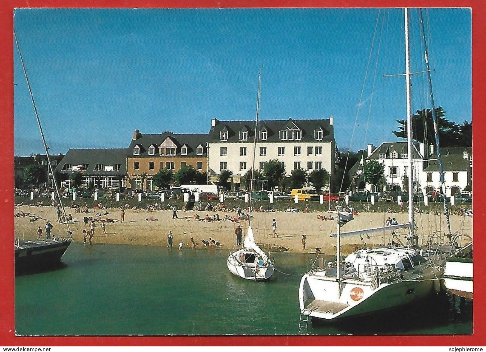 Locquirec (29) La Plage Du Port 2scans - Locquirec