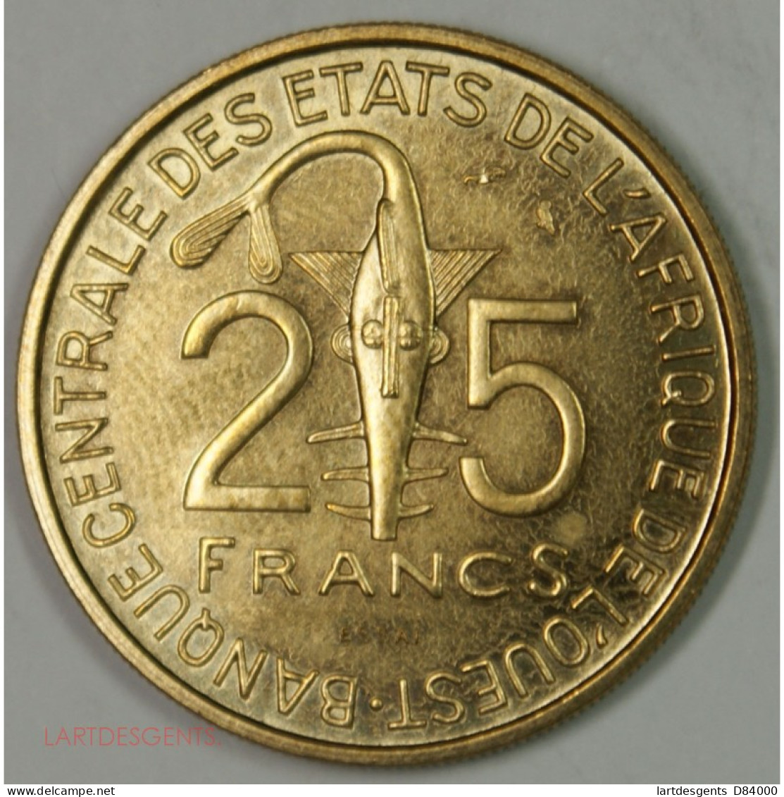 ESSAI Colonie BCEAO -  25 Francs 1970, Lartdesgents.fr - Essays & Proofs