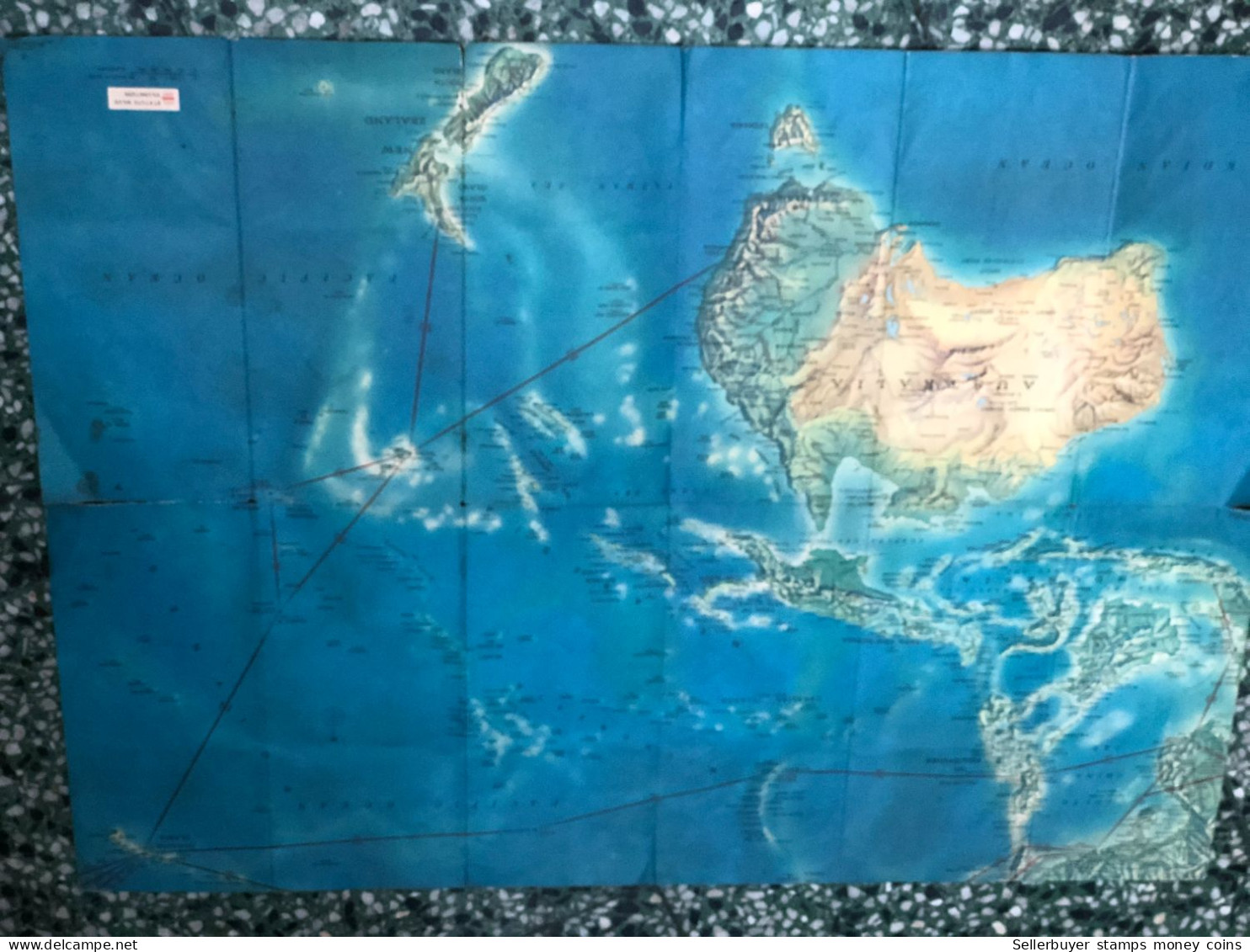 World Maps Old-australia Before 1975-1 Pcs - Topographische Karten