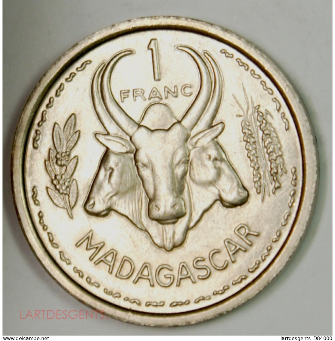 ESSAIS Colonie MADAGASCAR -  1F + 2 Francs 1948, Lartdesgents.fr - Essais, Piéforts, épreuves & Flans Brunis