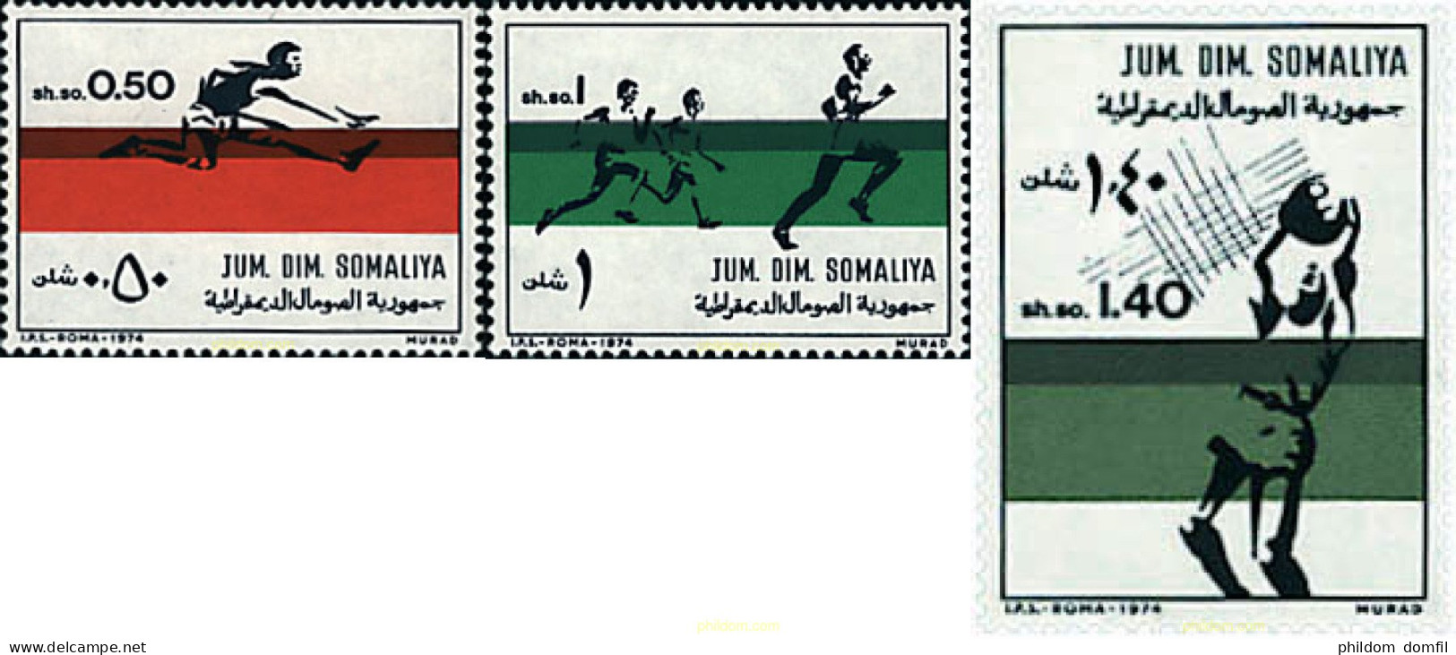 52699 MNH SOMALIA 1974 DEPORTES - Somalie (1960-...)