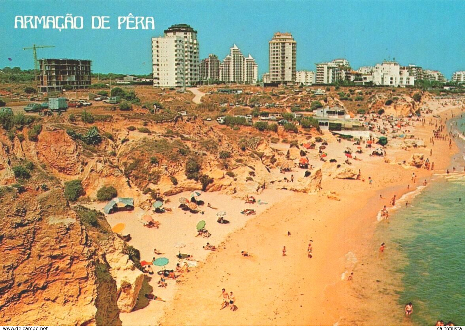 ARMAÇÃO DE PÊRA - Vista Geral Da Praia   (2 Scans) - Faro