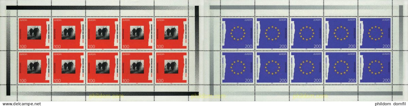 9070 MNH ALEMANIA FEDERAL 1995 EUROPA CEPT. PAZ Y LIBERTAD - Nuevos