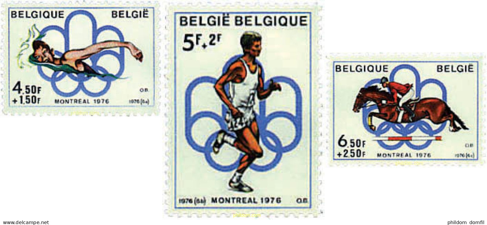 84495 MNH BELGICA 1976 21 JUEGOS OLIMPICOS VERANO MONTREAL 1976 - Other & Unclassified