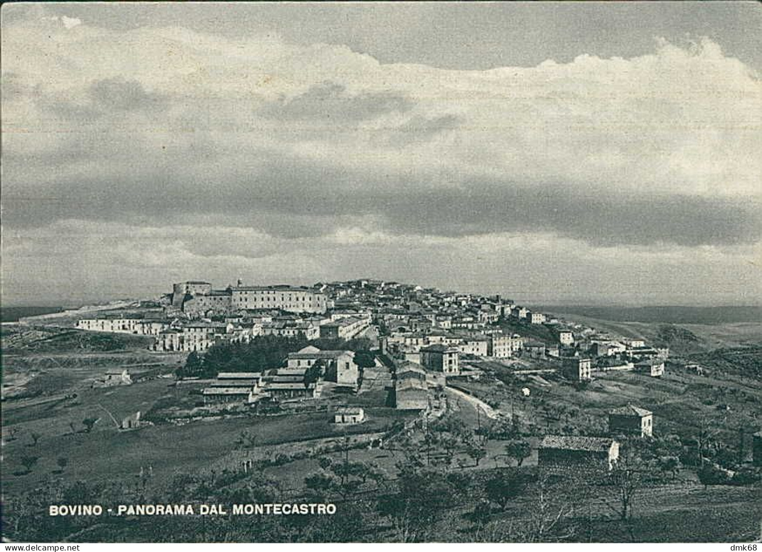 BOVINO ( FOGGIA ) PANORAMA DAL MONTECASTRO - EDIZIONE FATTIBENE - SPEDITA 1954 (20649) - Foggia