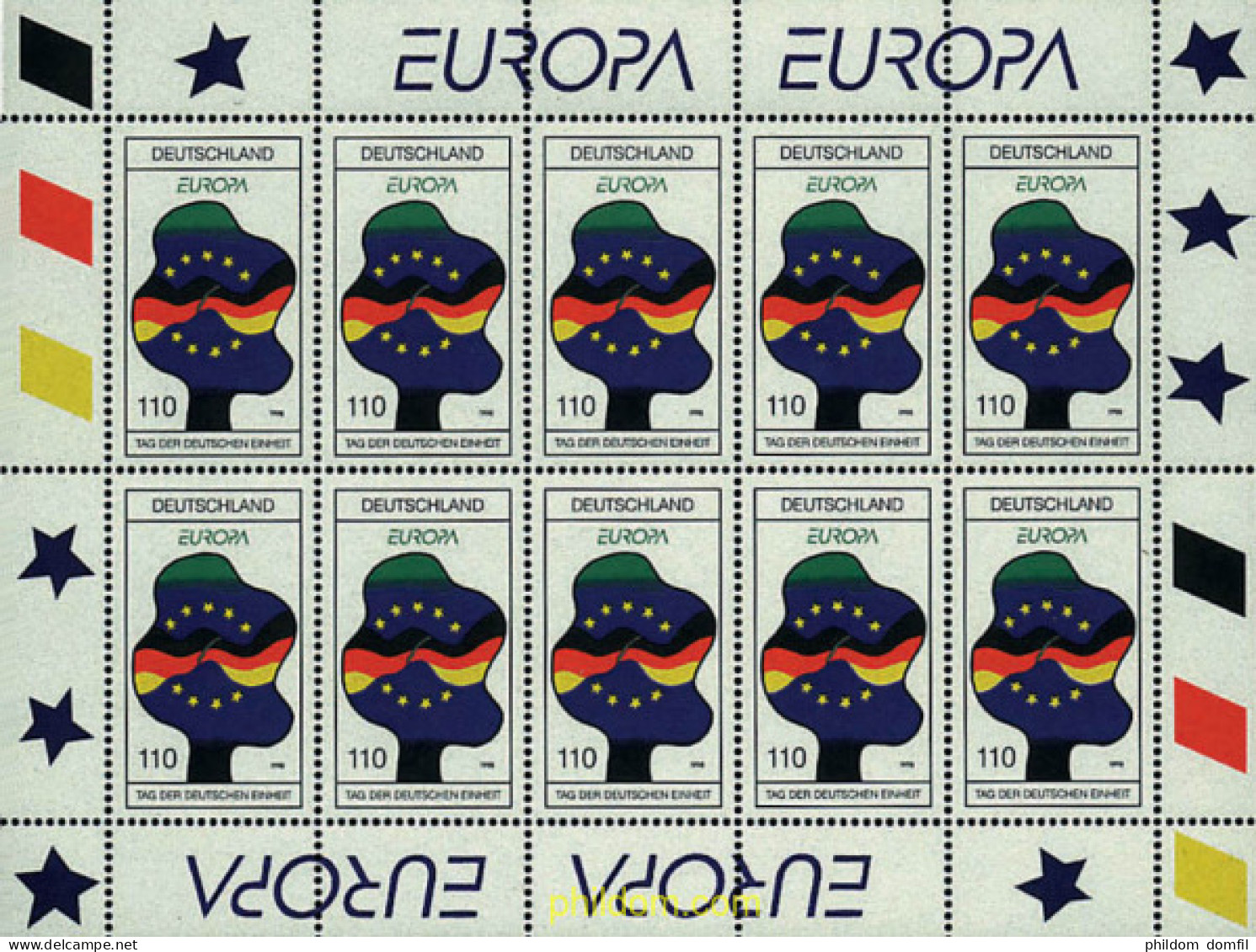 9141 MNH ALEMANIA FEDERAL 1998 EUROPA CEPT. FESTIVALES Y FIESTAS NACIONALES - Ungebraucht