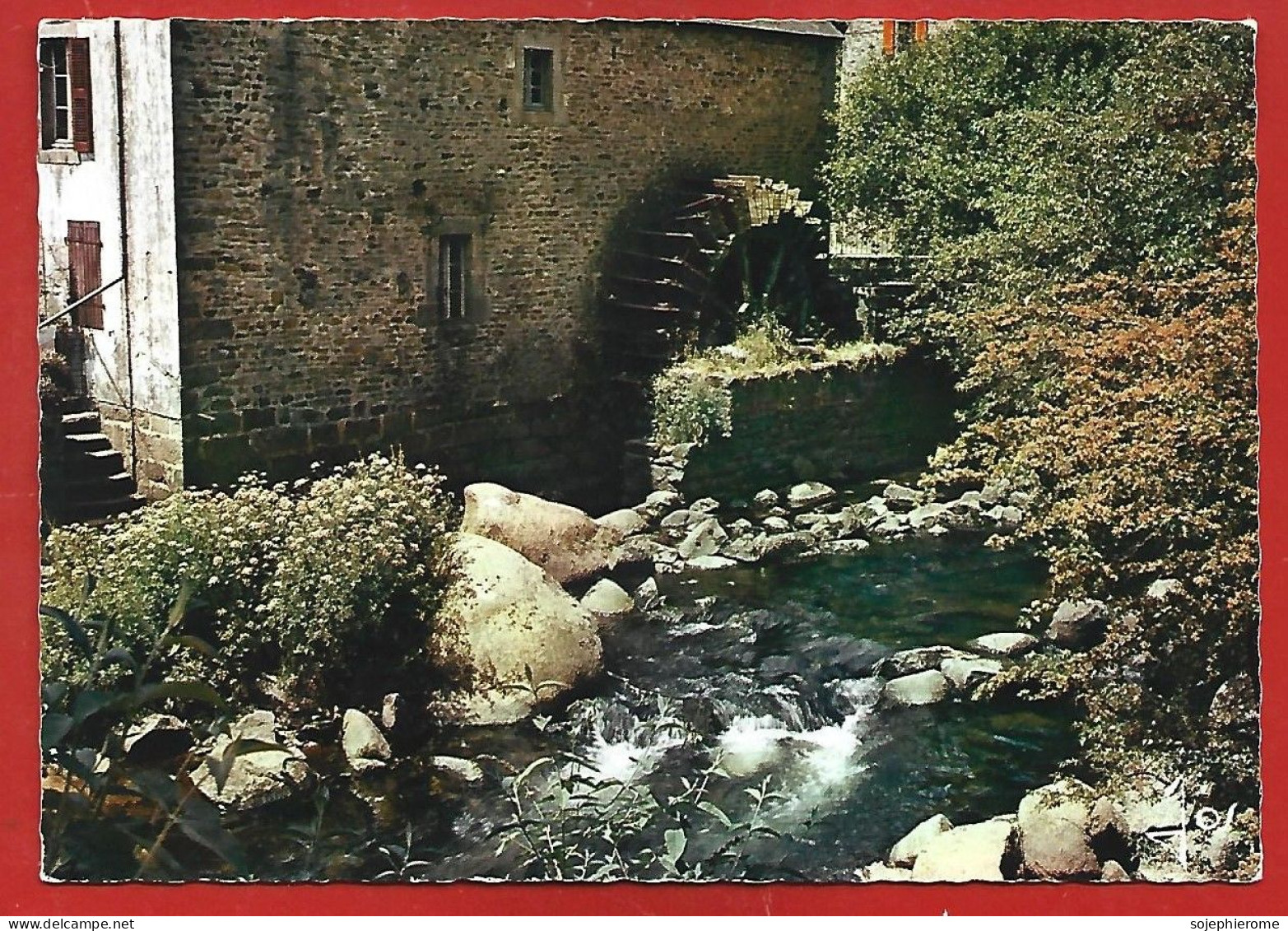 Pont-Aven (29) Moulin Roue à Aube 2scans - Pont Aven