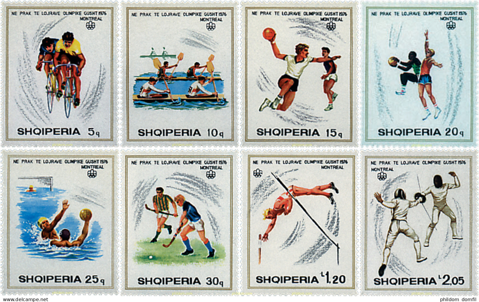 78427 MNH ALBANIA 1975 21 JUEGOS OLIMPICOS VERANO MONTREAL 1976 - Albanie