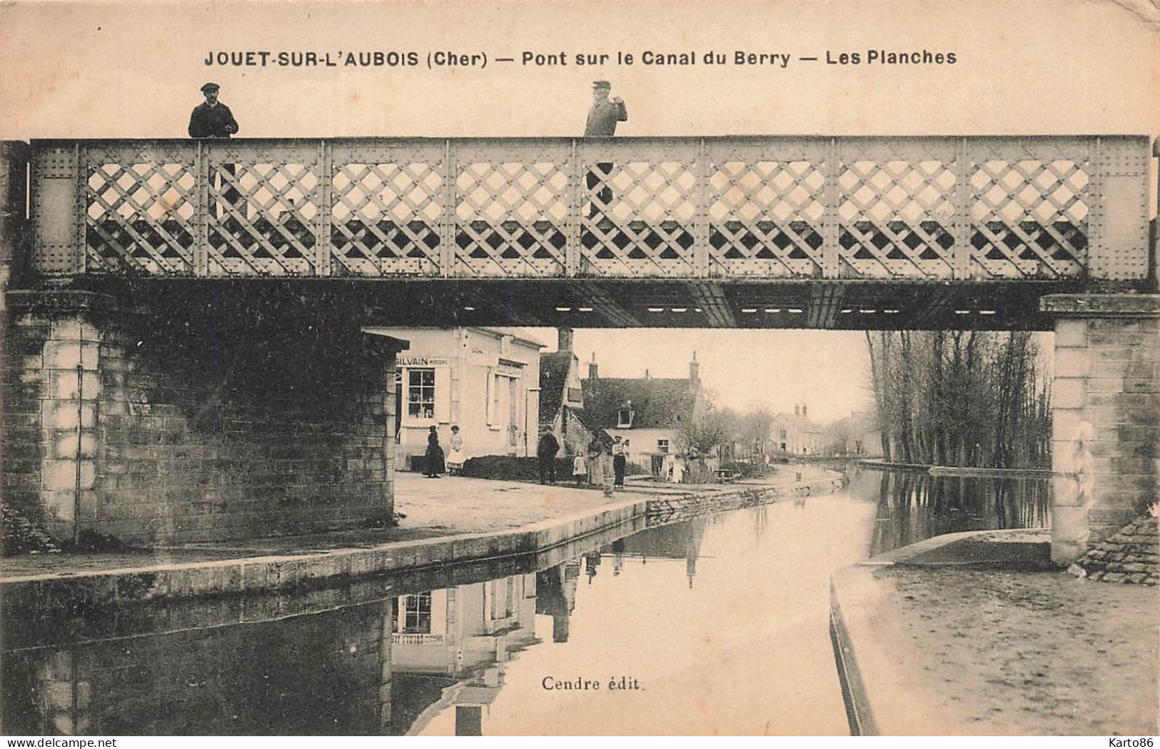 Jouet Sur L'aubois * Le Pont Sur Le Canal Du Berry * Les Planches * Ligne Chemin De Fer - Otros & Sin Clasificación