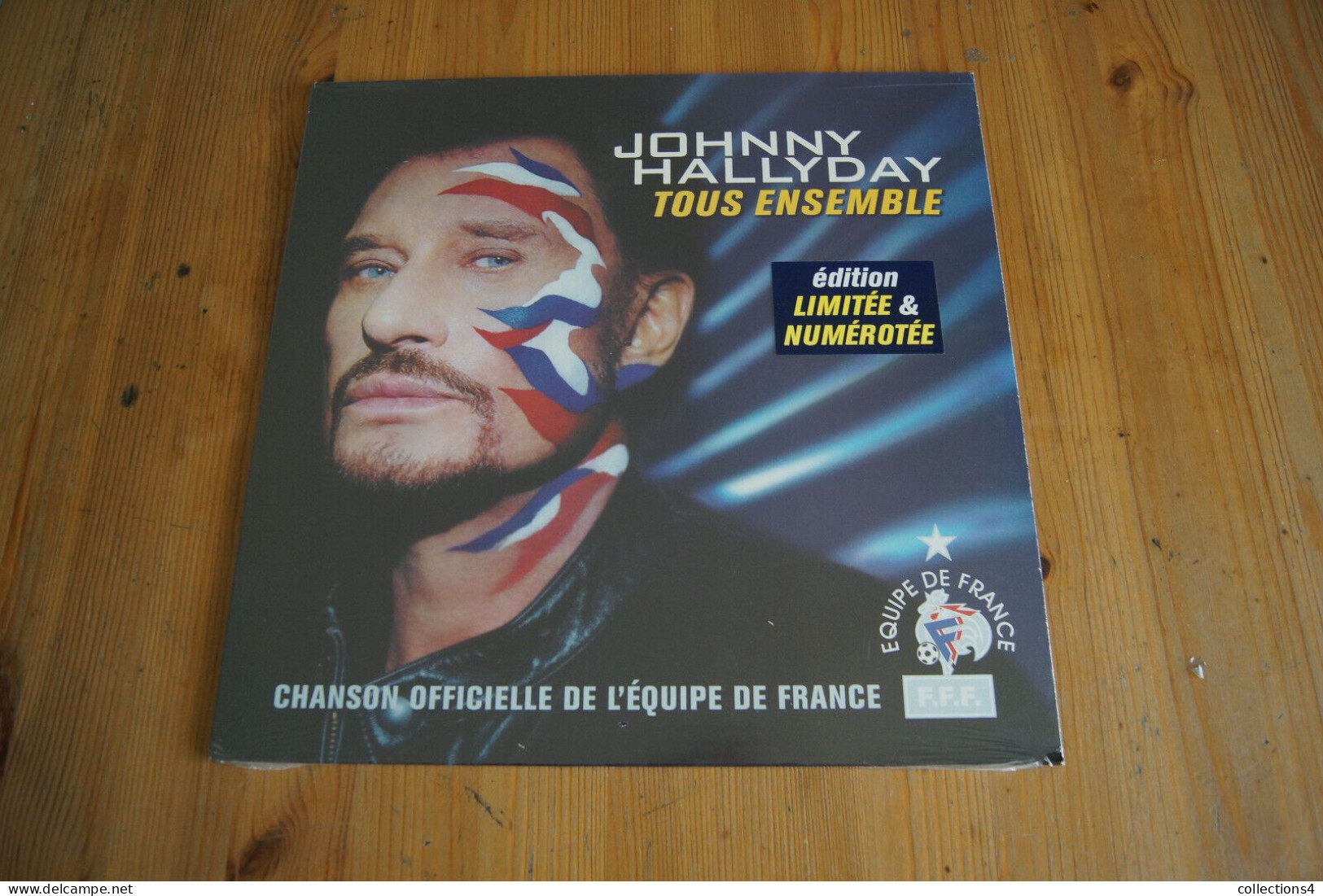 JOHNNY HALLYDAY TOUS ENSEMBLE MAXI 45T NUMEROTEE NEUF SCELLE 2002 - 45 Toeren - Maxi-Single