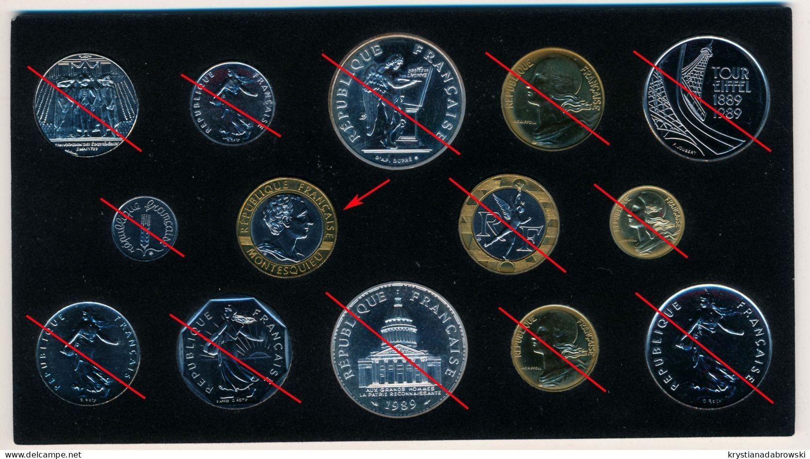 1989 // 10 Francs (MONTESQUIEU) // FDC