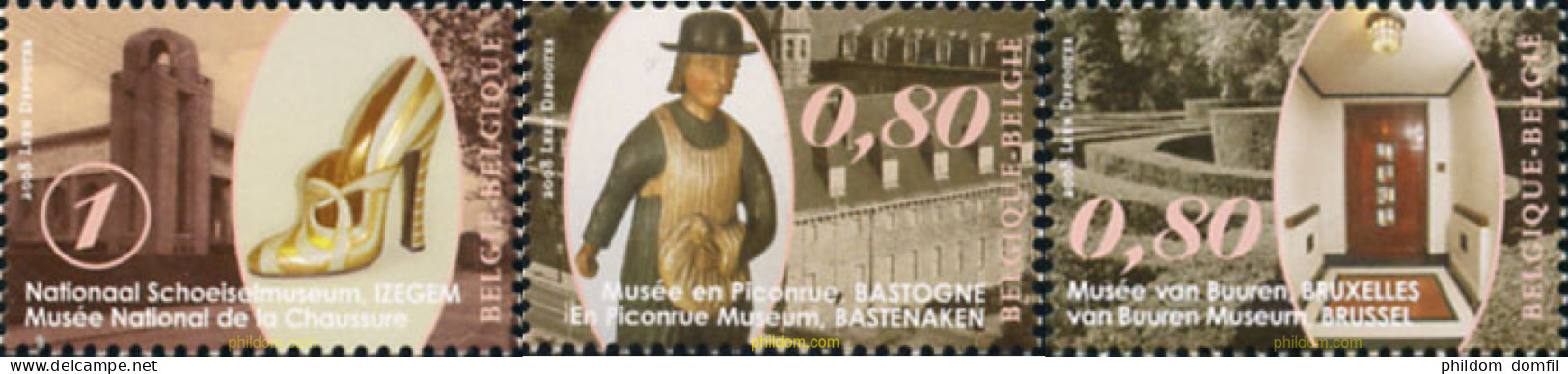 218181 MNH BELGICA 2008 MUSEOS - Sonstige & Ohne Zuordnung