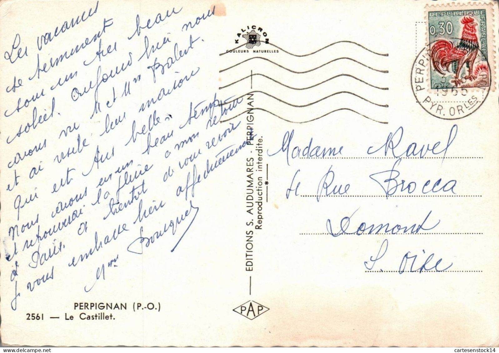 N° 42495 Z -cpsm Perpignan -nombreuses Voitures- - Voitures De Tourisme