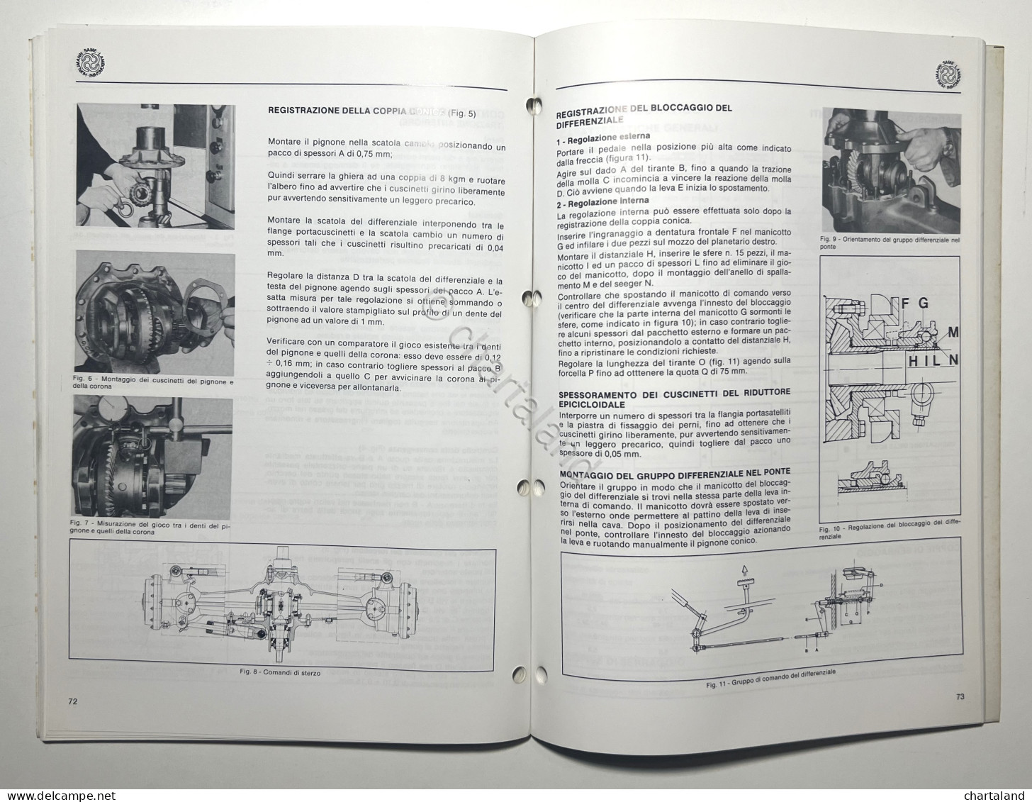 Manuale D'Officina Trattori Lamborghini - 660-F / 775-F - Ed. 1987 - Autres & Non Classés