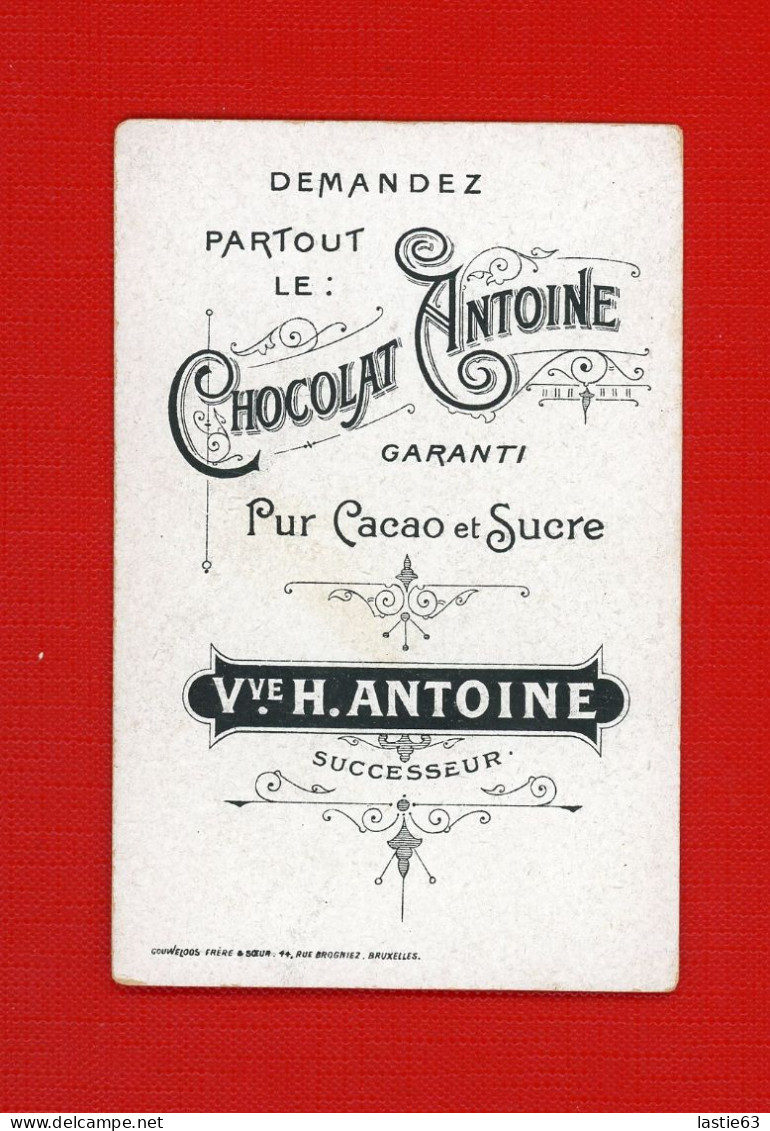 Chromo Chocolat Antoine Bruxelles Facteur Arménie  Drapeau Arménien Timbre 10 Paras - Other & Unclassified