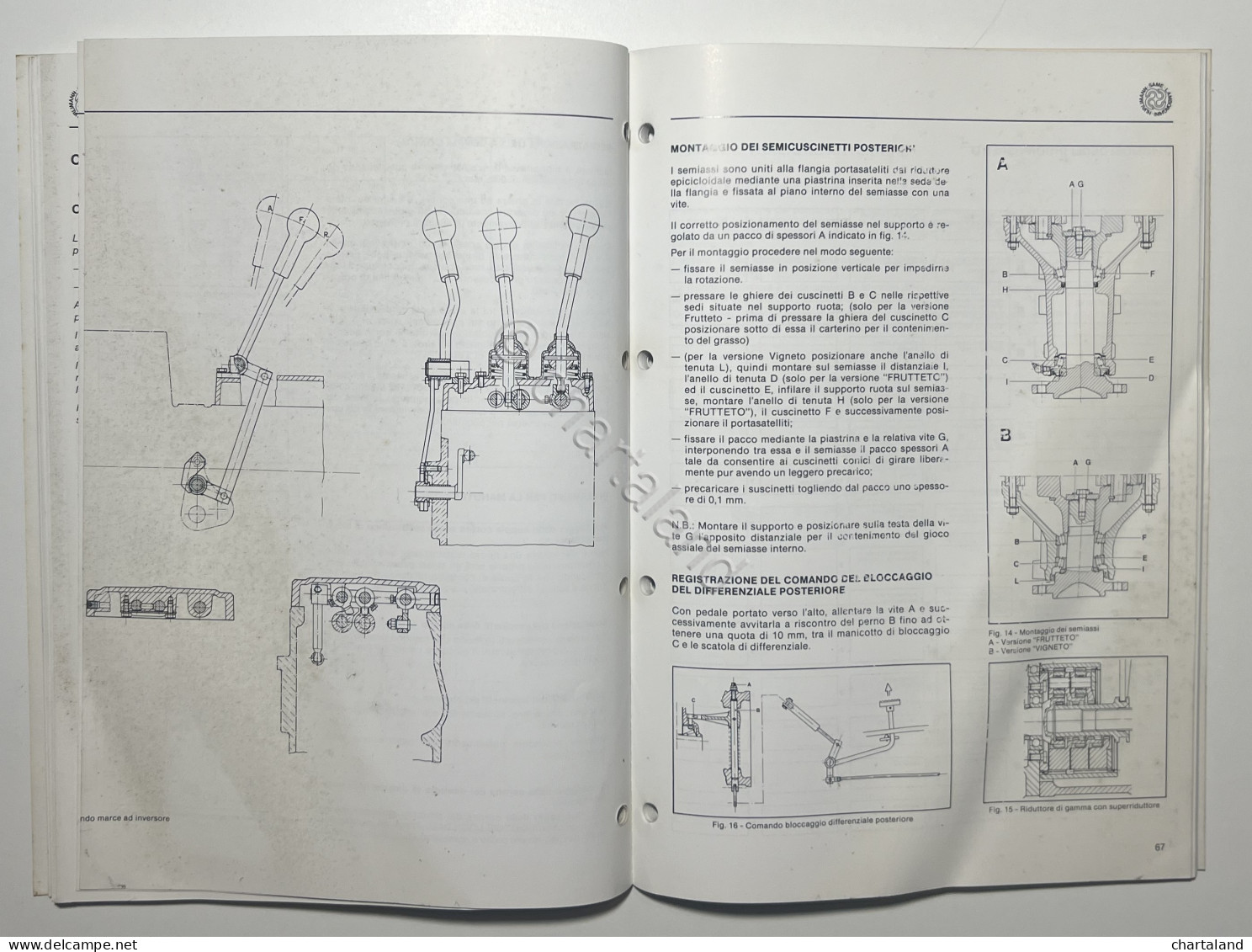 Manuale D'Officina Trattori Lamborghini - 660-F / 660-V / 775-F / 775-V Ed. 1988 - Sonstige & Ohne Zuordnung