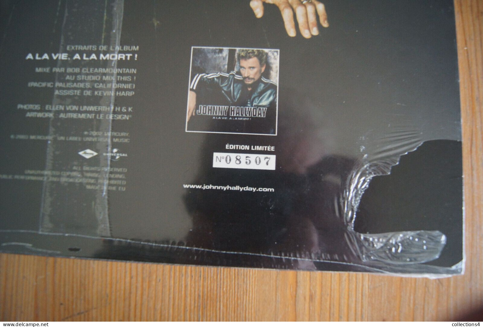 JOHNNY HALLYDAY NE REVIENS PAS MAXI 45T NUMEROTEE NEUF SCELLE 2003 - 45 Toeren - Maxi-Single