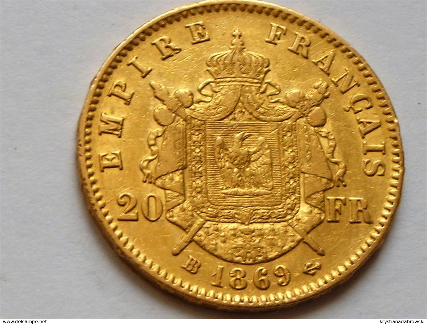 Très Belle Pièce De 20 F OR De NAPOLEON III De 1869 BB SUP - 20 Francs (gold)