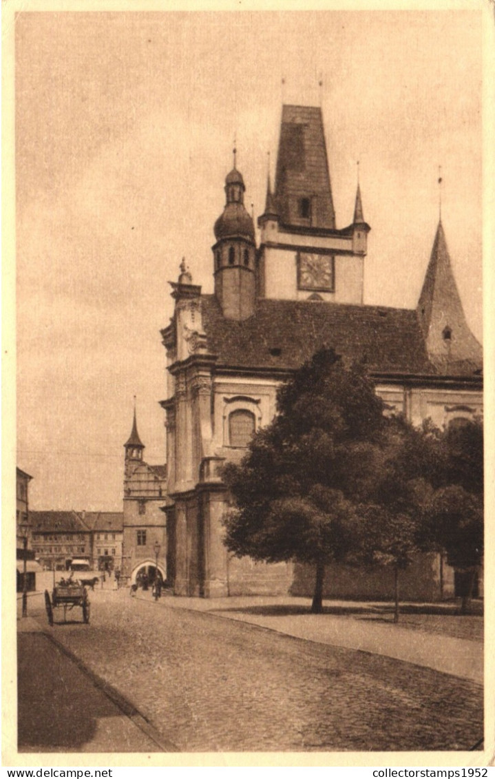 LEITMERITZ, LITOMERICE, CHURCH, ARCHITECTURE, CART, CZECH REPUBLIC, POSTCARD - Czech Republic