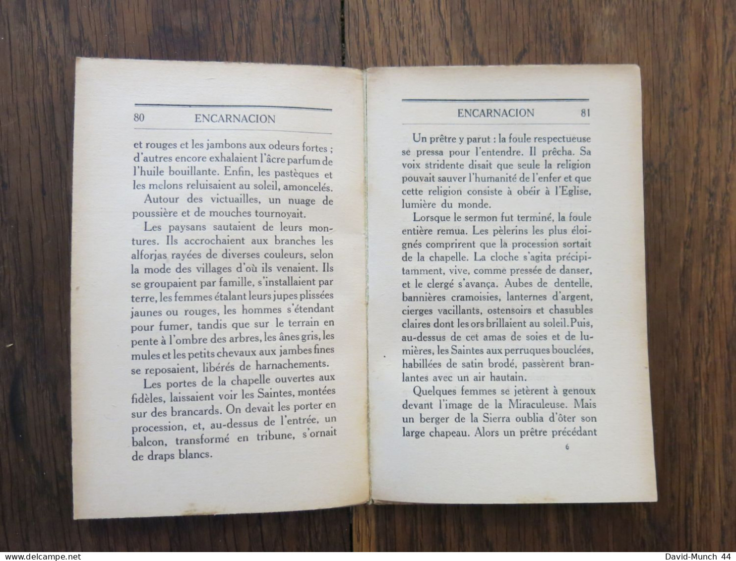 Encarnacion de Aurore Sand. Librairie Grasset, Les cahiers verts 26. 1923, Exemplaire sur Vergé Bouffant numéroté