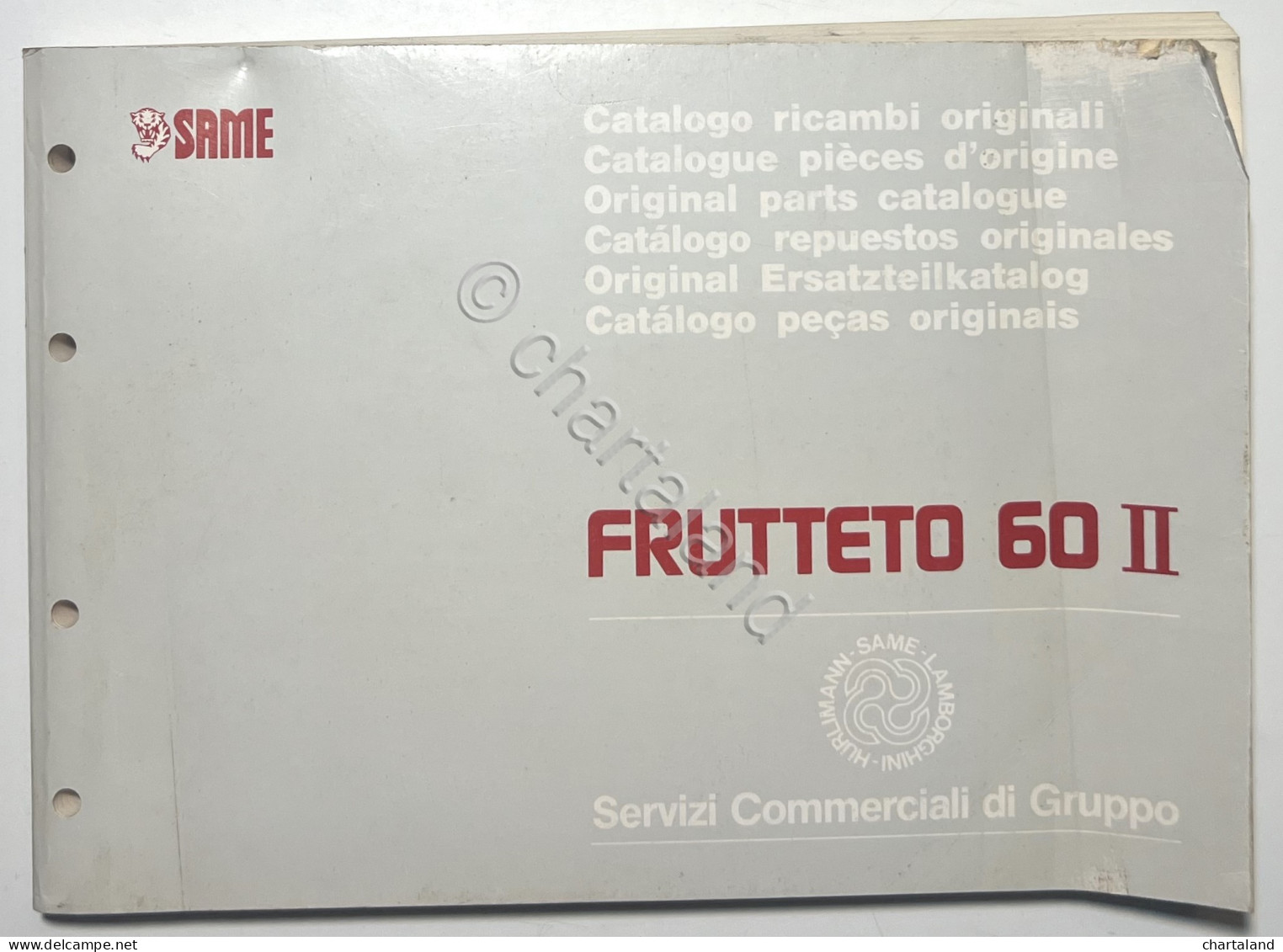 Catalogo Parti Di Ricambi Originali SAME Trattori - Frutteto 60 II - Ed. 1992 - Other & Unclassified
