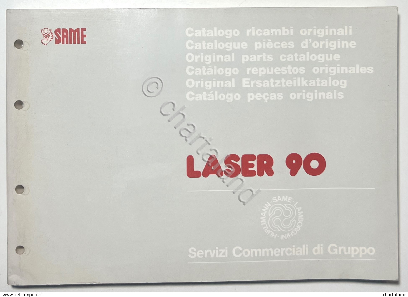 Catalogo Parti Di Ricambi Originali SAME Trattori - Laser 90 - Ed. 1991 - Otros & Sin Clasificación