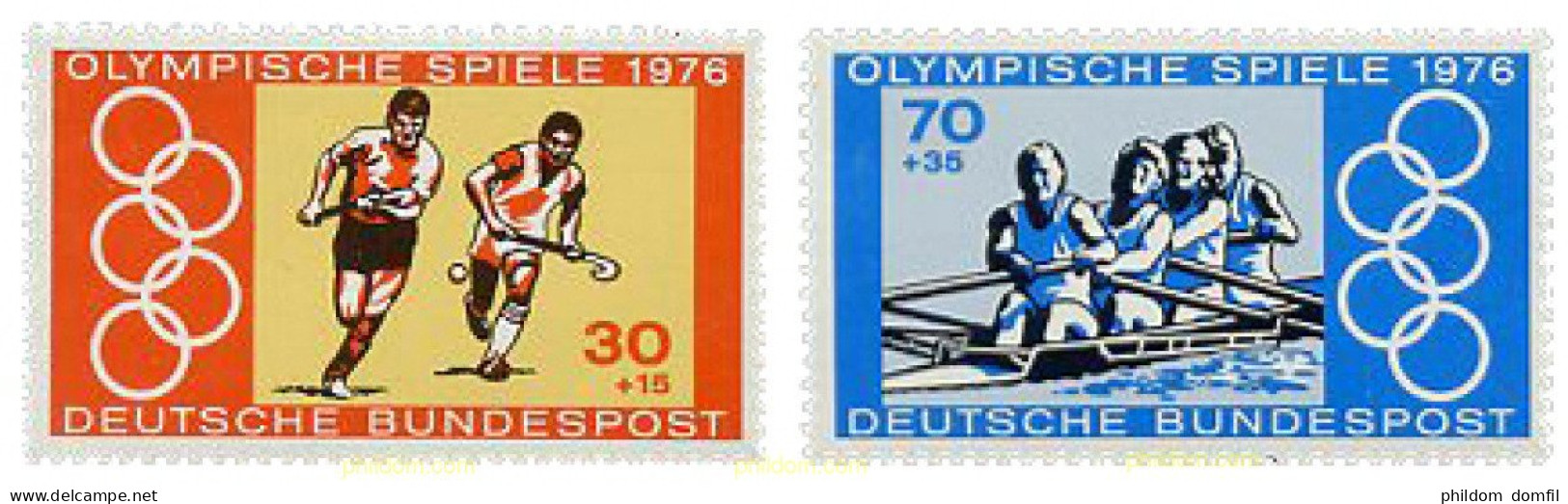 105998 MNH ALEMANIA FEDERAL 1976 21 JUEGOS OLIMPICOS VERANO MONTREAL 1976 - Unused Stamps