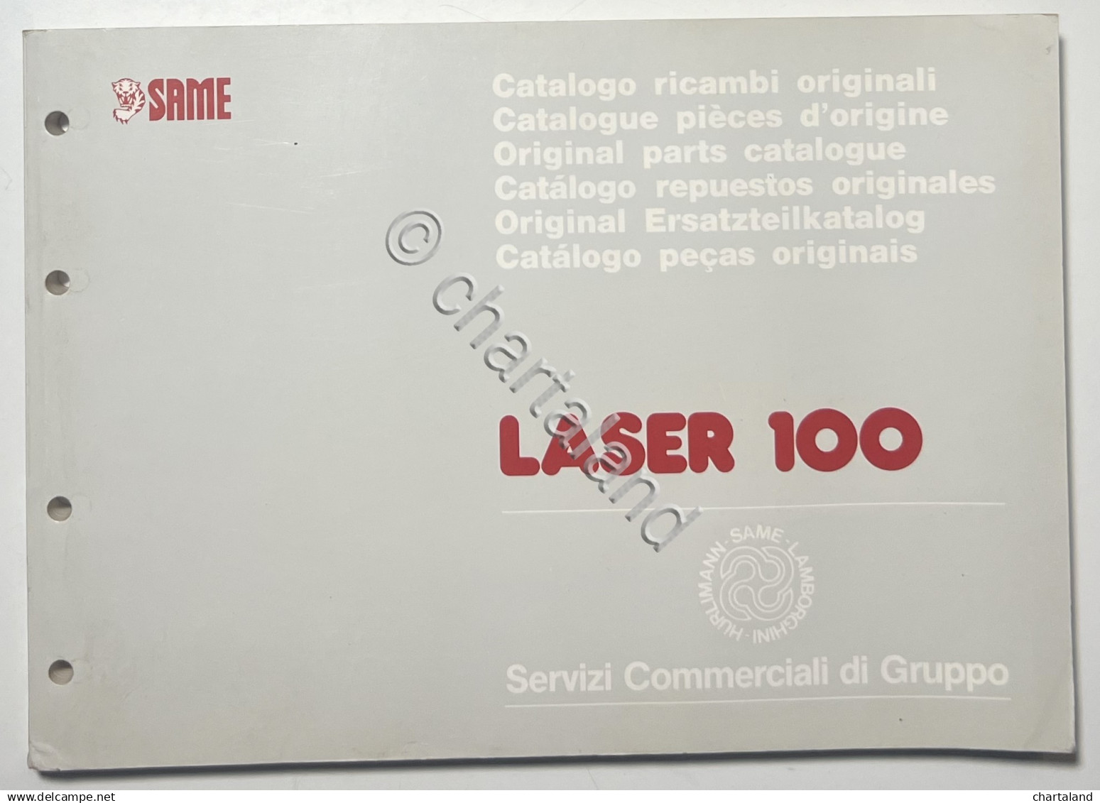 Catalogo Parti Di Ricambi Originali SAME Trattori - Laser 100 - Ed. 1991 - Sonstige & Ohne Zuordnung