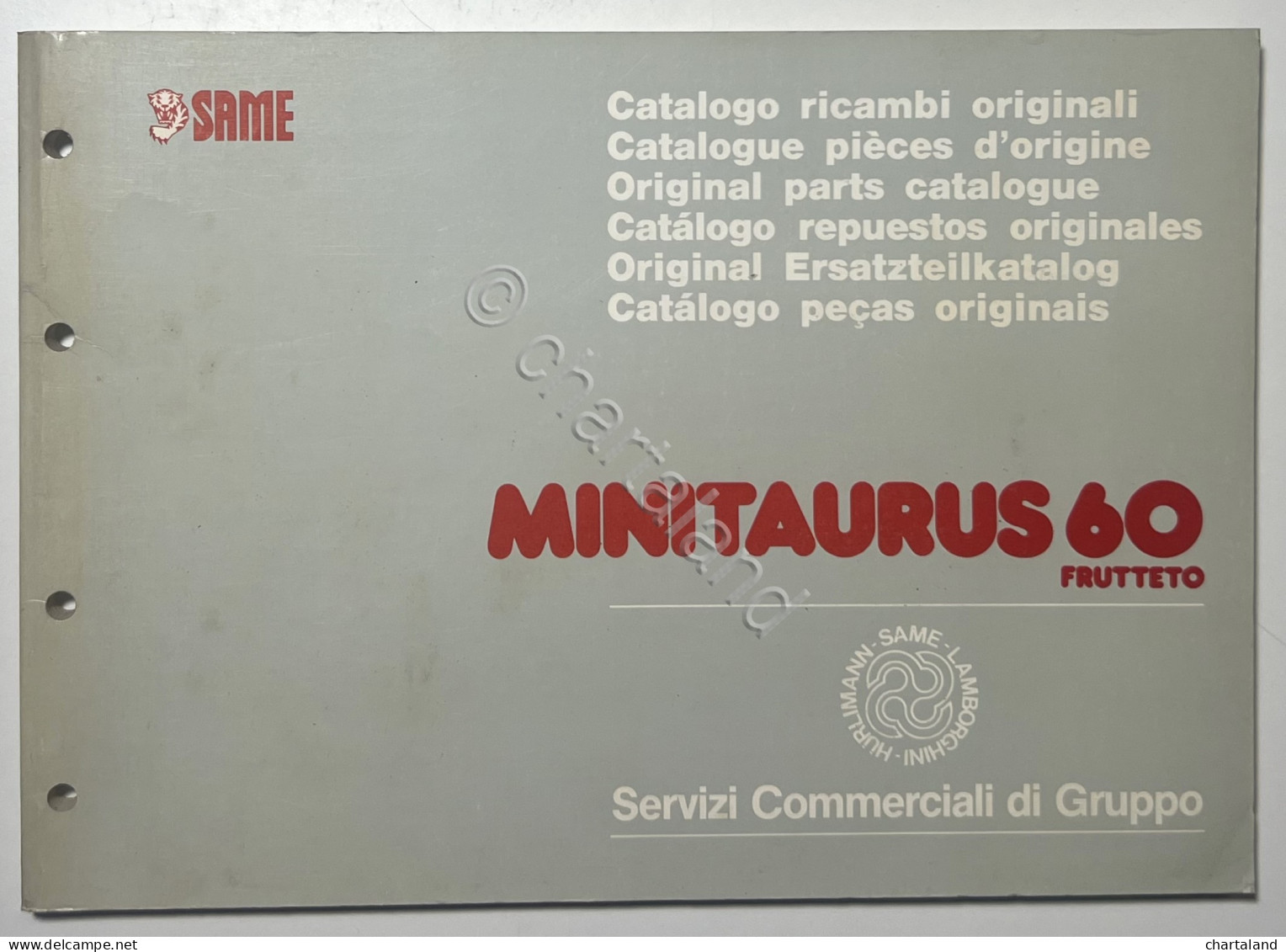 Catalogo Parti Di Ricambio Originali SAME Trattori - Minitaurus 60 Frutteto 1988 - Other & Unclassified
