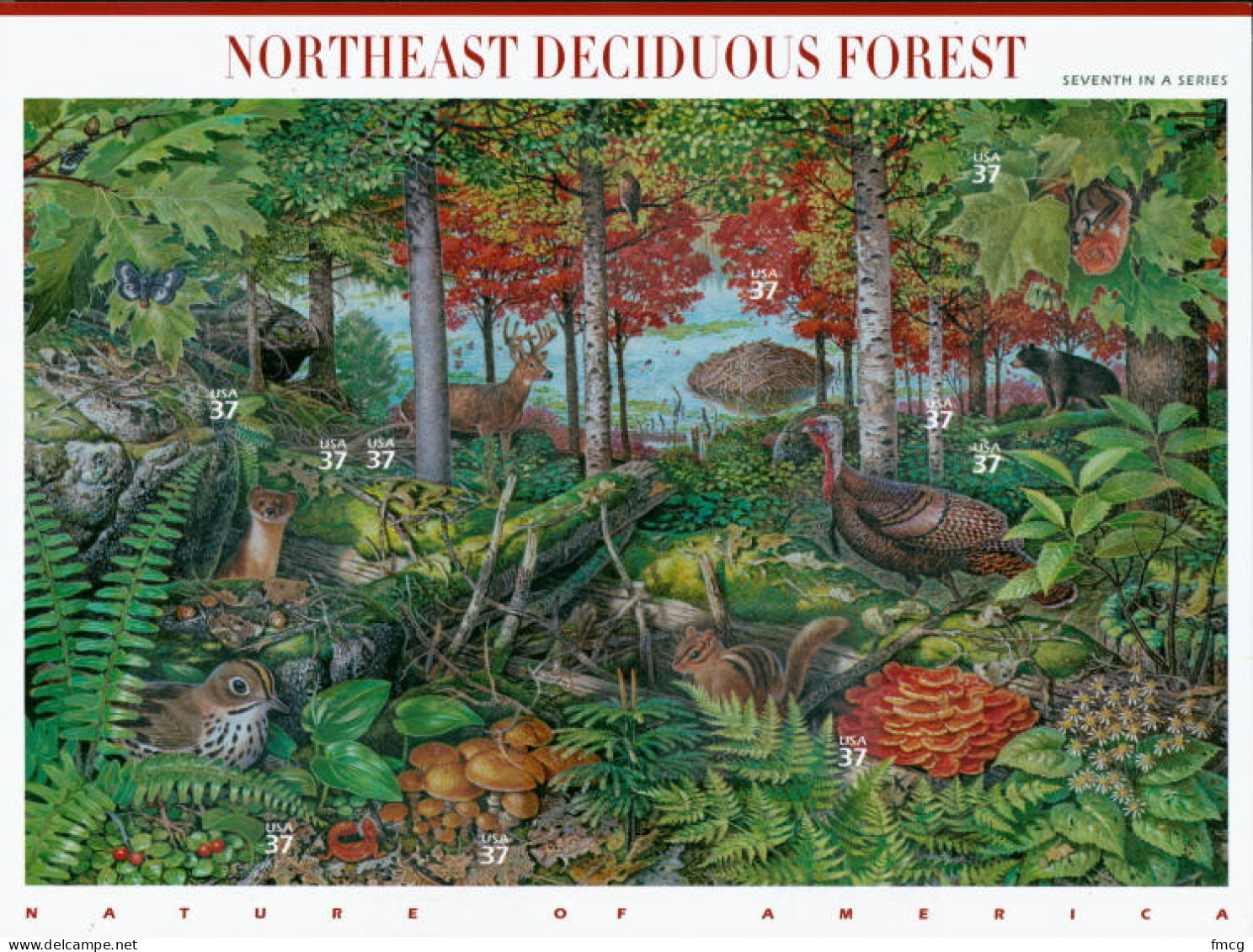 2005 Northeast Deciduous Forest, 10 Stamp, Mint Never Hingeds - Ongebruikt