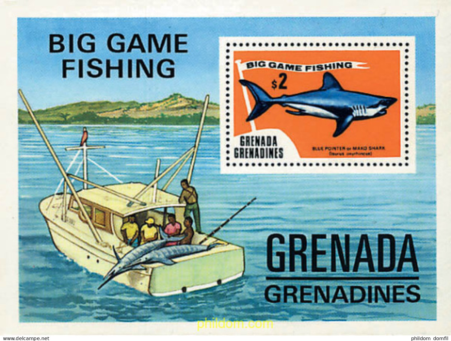 90188 MNH GRANADA GRANADINAS 1975 PESCA DEPORTIVA - Grenade (1974-...)