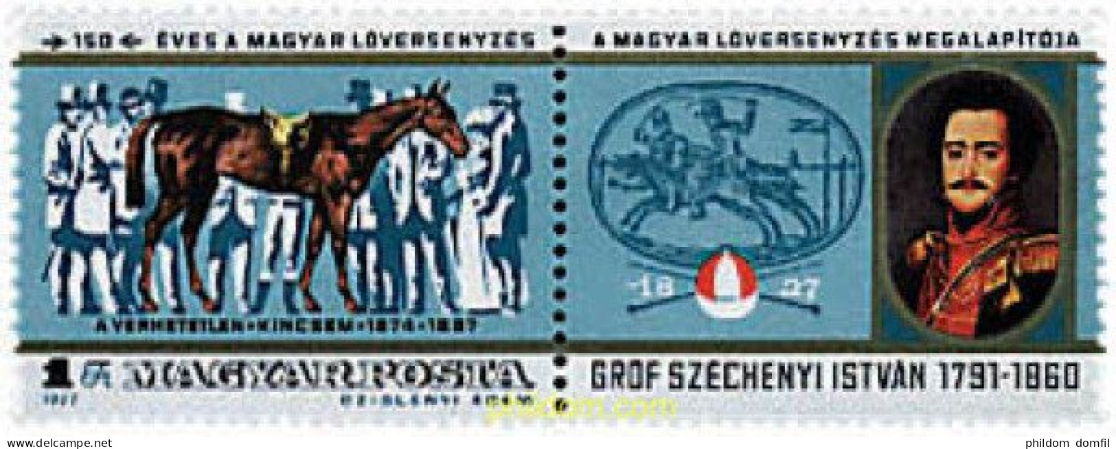 64132 MNH HUNGRIA 1977 PERSONAJES - Unused Stamps