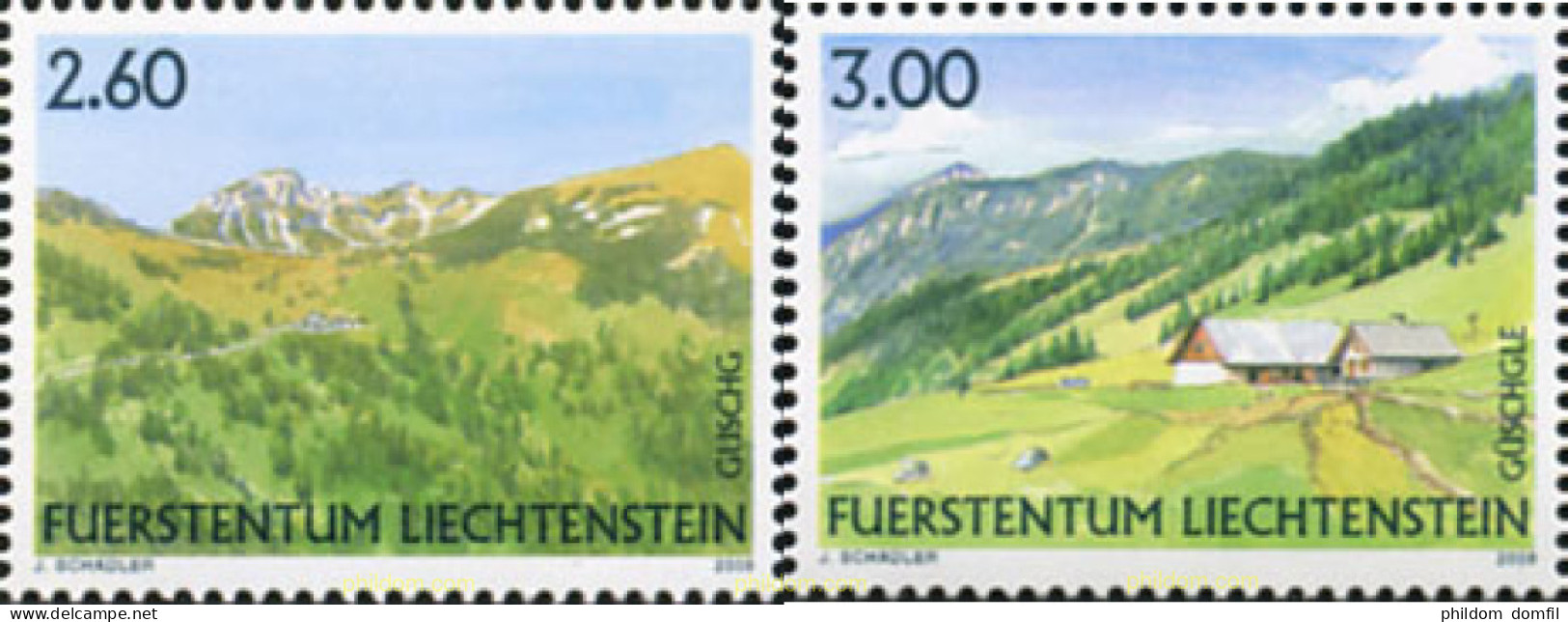 218445 MNH LIECHTENSTEIN 2008 PAISAJES - Neufs