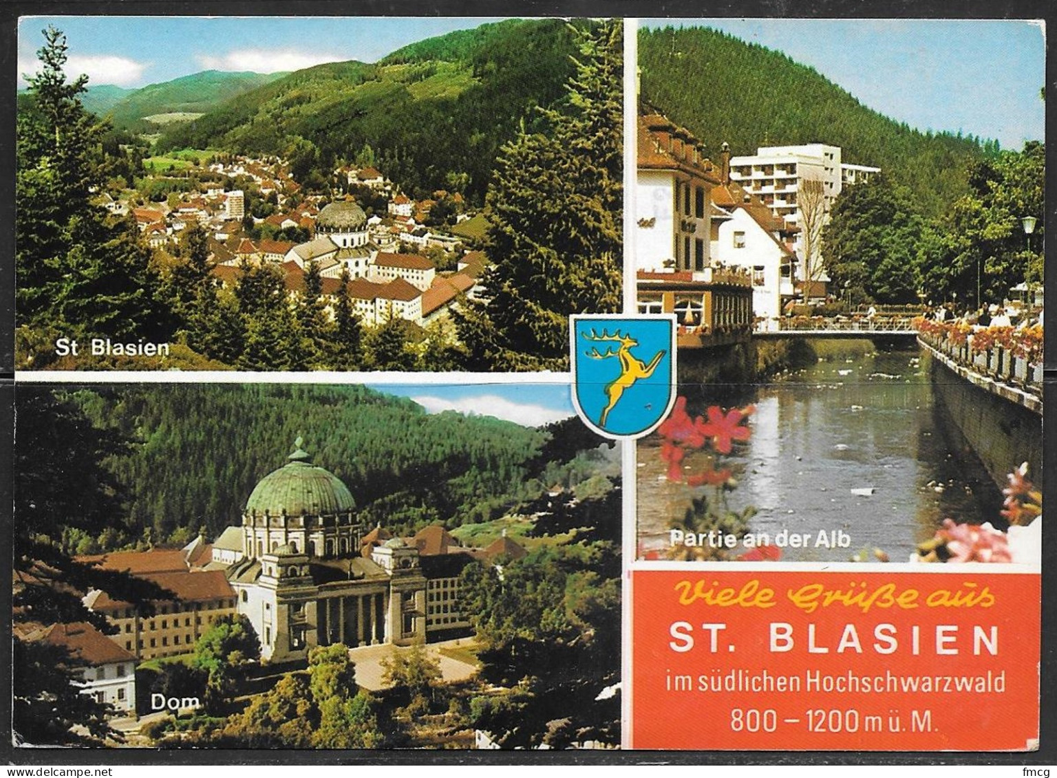 St. Blasien, Multiview, Mailed In 1984 - St. Blasien